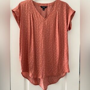 Simply Vera Vera Wang V-Neck Popover Blouse Size S